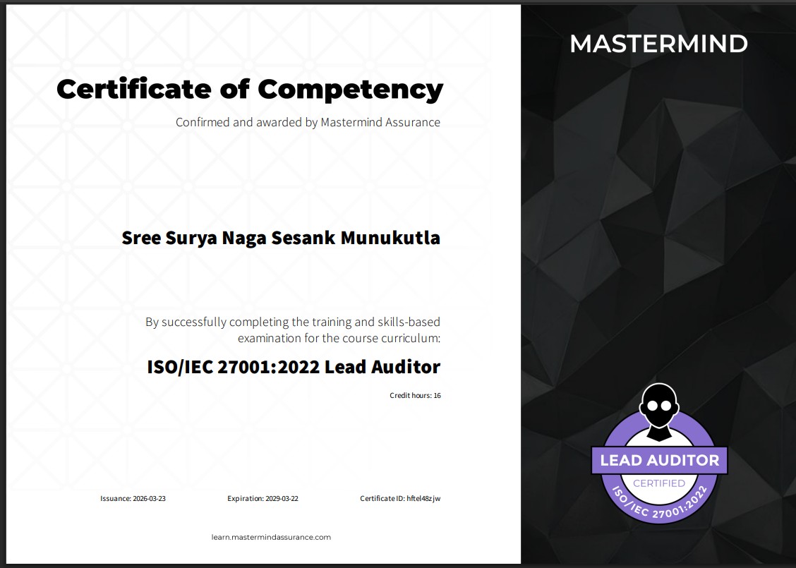 ISO 27001 Lead Auditor